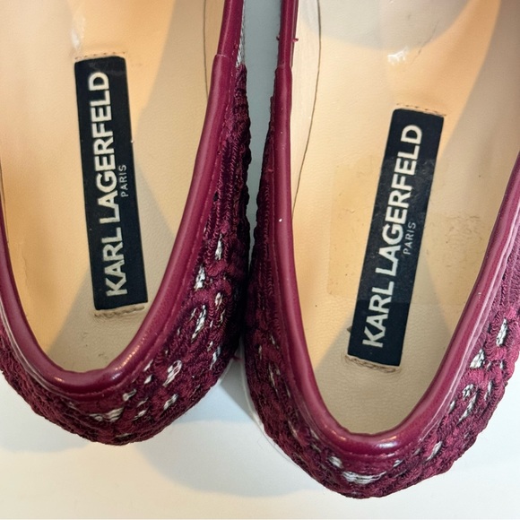 Karl Lagerfeld Paris CARLYN Plaid Slip On Sneaker - Picture 4 of 10